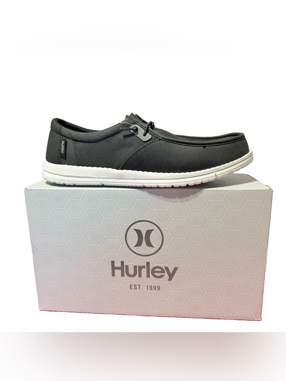 Hurley NESOTA Men's Casual Slip on Shoes Black Size 12, NEW WITH BOX